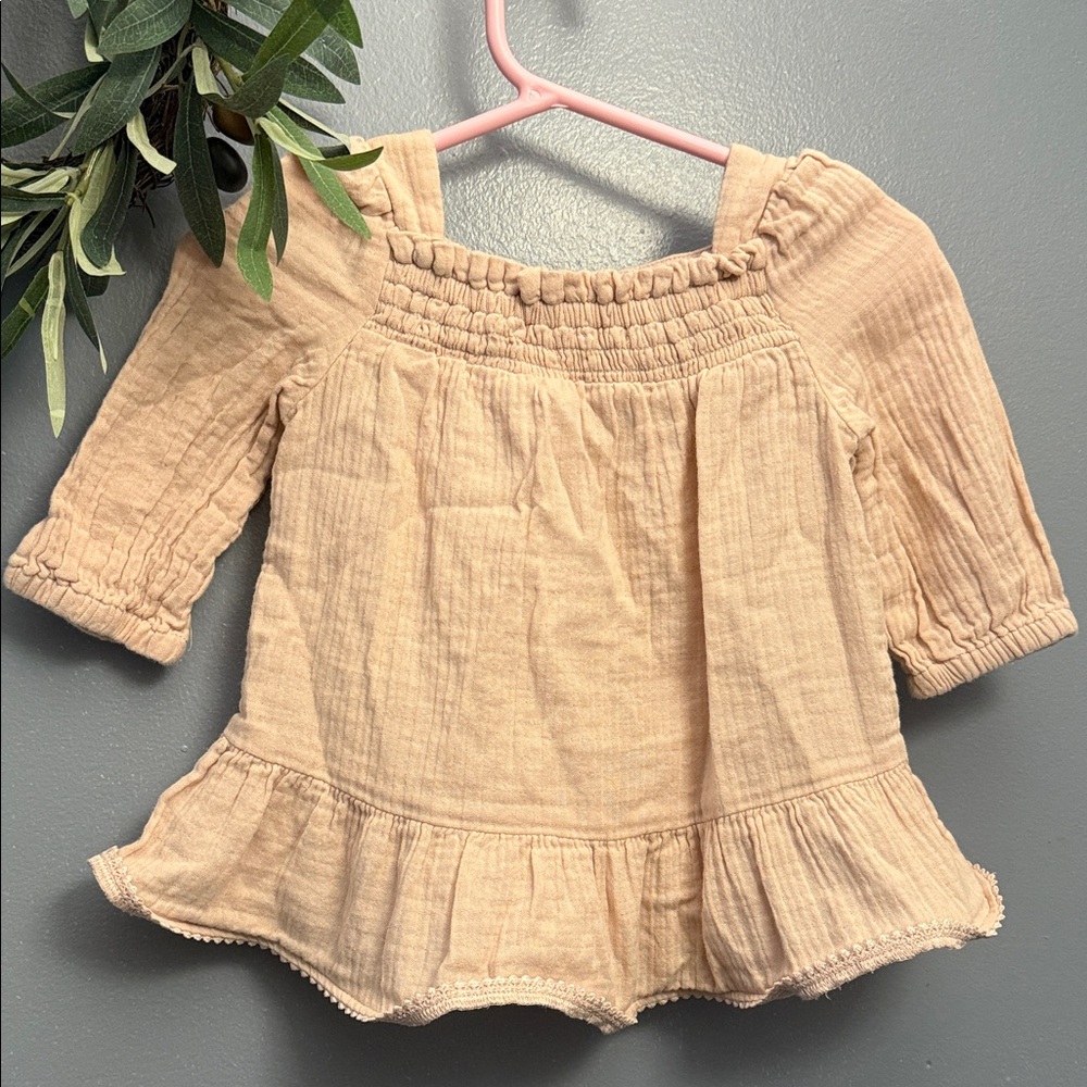 Baby Girls' pink 3pc set Smocked Dress - Cloud Island™ 3-6M.